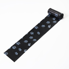 Пакеты для уборки за собаками «Лапки», 4 рулона по 15 пакетов, 29×21 см, с печатью, чёрные - Фото 2