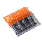 Пакеты для уборки за собаками с печатью "Лапки" (4 рулона по 15 пакетов 29х21 см), чёрный - фото 9855340