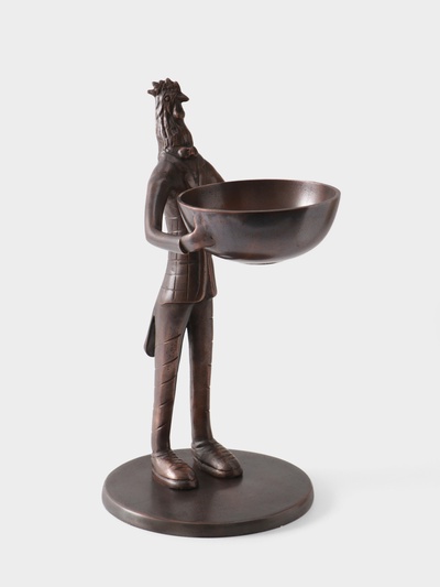 Конфетница «Петушок угощает», 21×25×41 см, алюминий