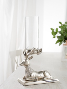 Подсвечник «Олень», 21×11×35 см, алюминий