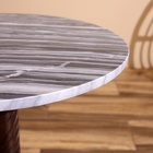 Стол кофейный 41х41х55 см, алюминий/мрамор - фото 9960501