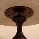 Стол кофейный 41х41х57 см, алюминий/мрамор - Фото 6