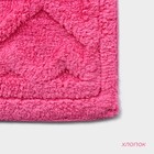 Коврик для ванны Доляна «Нежность», 40×60 см, цвет розовый - фото 9757943