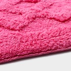 Коврик для ванны Доляна «Нежность», 40×60 см, цвет розовый - фото 9757944