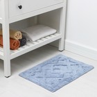 Коврик для дома Доляна «Нежность», 40×60 см, голубой - Фото 2