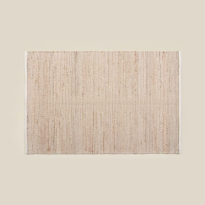 Ковер SL Home 120×180 см, 40%хлопок / 60% джут, 2000 г/м² - Фото 1