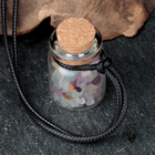 Сувенир-бутылка с натуральными камнями "Флюорит", 3х2см - Фото 3