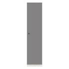 Шкаф-пенал «Люсси», 504×588×2120 мм, 1 дверь, цвет дуб крафт белый / шифер серый - Фото 4