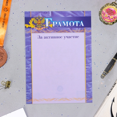Портфолио в папке, 8 грамот, А4 «Старшеклассник»