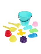 Набор игрушек для песочницы «Непоседа», 11 предметов: ведро, лопатка, грабельки, 8 формочек - Фото 15