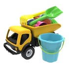 Набор игрушек для песочницы с самосвалом «Дюна», 12 предметов, МИКС - Фото 3