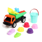 Набор игрушек для песочницы с самосвалом «Дюна», 12 предметов, МИКС - Фото 5