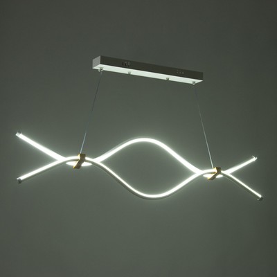 Светильник «Волны» LED 32 Вт 6000К белый 100×18-85 см