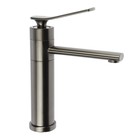 Смеситель для раковины ZEIN Z3804, дизайнерский, однорычажный, картридж 35 мм, черный - Фото 6