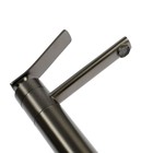 Смеситель для раковины ZEIN Z3804, дизайнерский, однорычажный, картридж 35 мм, черный - Фото 8