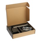 Смеситель для раковины ZEIN Z3804, дизайнерский, однорычажный, картридж 35 мм, черный - Фото 11