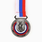 Медаль тематическая 192, «Танцы», d= 5 см. Цвет серебро. С лентой - Фото 1