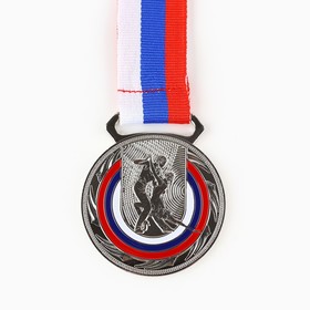 Медаль тематическая 192, «Танцы», d= 5 см. Цвет серебро. С лентой