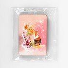 Игольница магнитная «Кот на месяце», 8 × 5,5 см, цвет розовый - фото 9798024