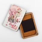 Игольница магнитная «Швейные принадлежности», 8 × 5,5 см, цвет белый - фото 24035267