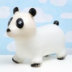 Игрушка - прыгун детская "Панда" резиновая надувная, 43х29см, белая - фото 3879537