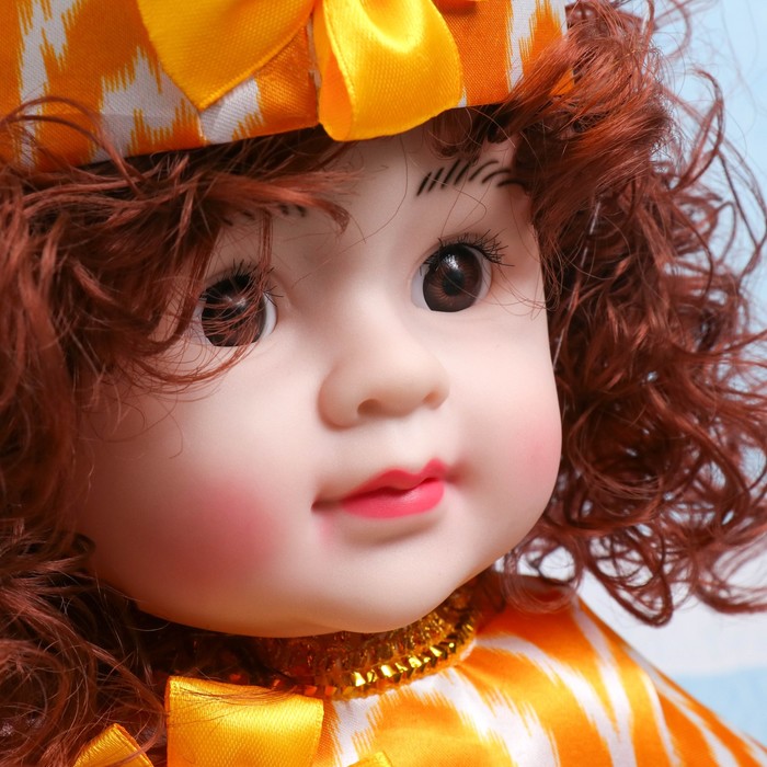Кукла в национальном узбекском наряде 60см, микс - фото 1906724432
