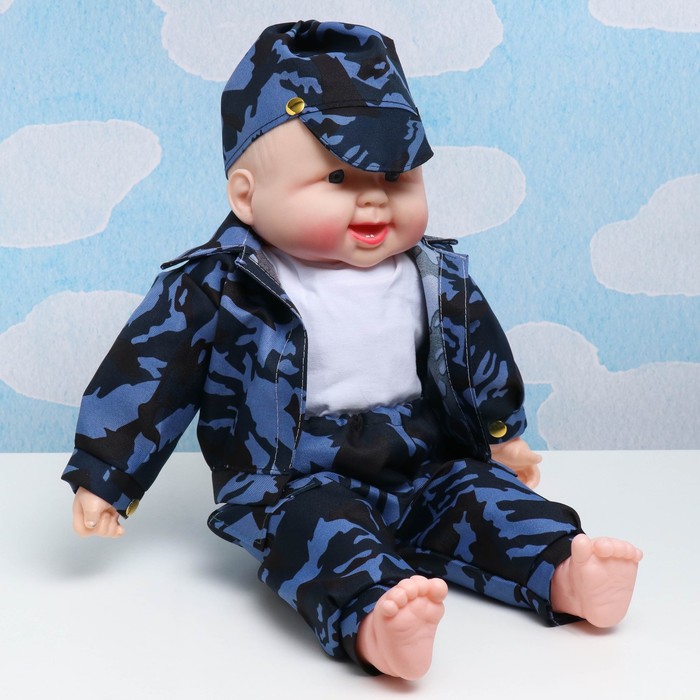Кукла в военной форме 60см, микс - фото 1911116750