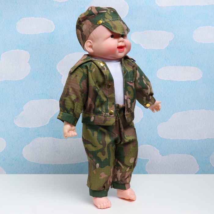 Кукла в военной форме 60см, микс - фото 1911116755