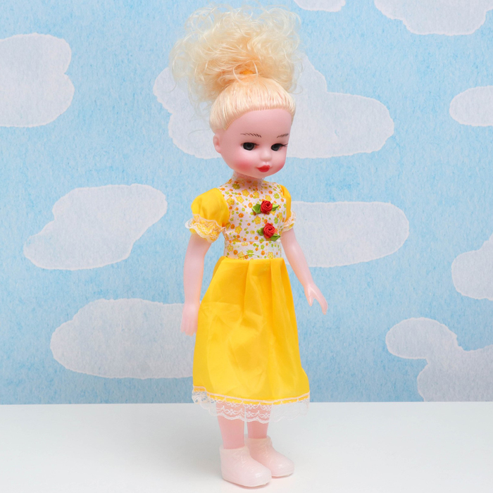 Кукла в платье 40см, микс - фото 1906724563