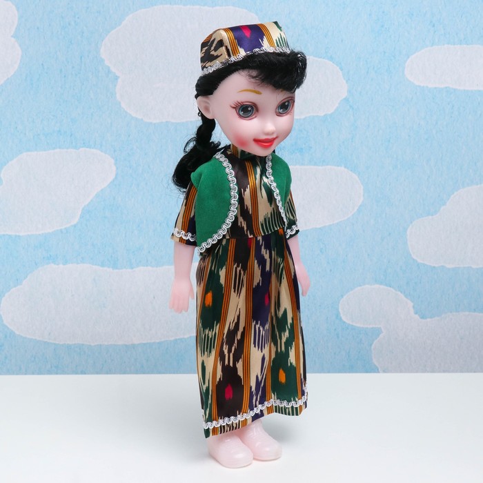 Кукла в национальном узбекском наряде 43см, микс - фото 1906724567