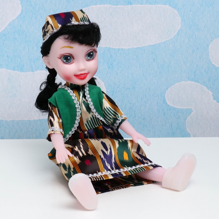 Кукла в национальном узбекском наряде 43см, микс - фото 1906724569