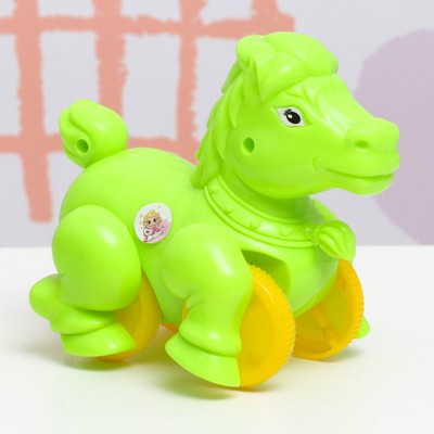 Каталка детская «Лошадка», 12×7×10 см, МИКС