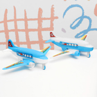 Набор детских игрушек "Самолет" 2 шт, пластик, 11 х 15 х 4 см, микс - фото 9783853