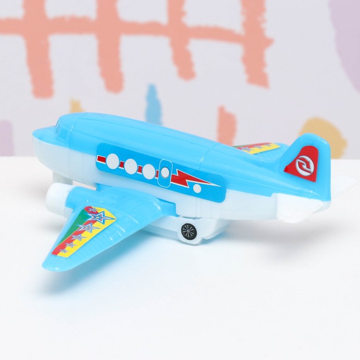 Набор детских игрушек "Самолет", 11 х 15 х 4 см, 2 шт, микс - фото 1906724808