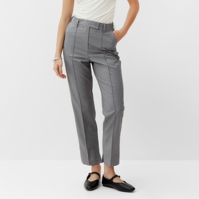 Брюки женские MINAKU: Casual Collection, серые, размер 44
