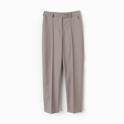 Брюки женские зауженные MINAKU: Casual Collection, бежевые, размер 48