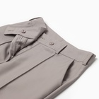 Брюки женские MINAKU: Casual Collection цвет бежевый, р-р 50 - Фото 7