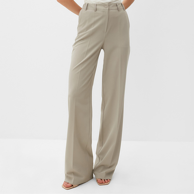 Брюки женские MINAKU: Classic, серые, размер 46