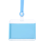 Бейдж горизонтальный 85×54 мм, ErichKrause акриловый корпус, силиконовая лента, микс - Фото 2