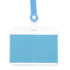 Бейдж горизонтальный 85×54 мм, ErichKrause акриловый корпус, силиконовая лента, микс - Фото 3