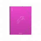 Папка на резинках А4 ErichKrause Neon Animals, розовый, микс - фото 9798235