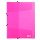 Папка на резинках А4 ErichKrause Neon Animals, розовый, микс - фото 9900038