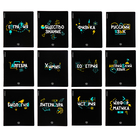 Набор предметных тетрадей ErichKrause. Inscription, 12 предметов, 48 листов, со справочным материалом, обложка из мелованного картона - Фото 2