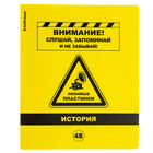 Тетрадь предметная ИСТОРИЯ, 48 листов в клетку, ErichKrause Be Informed, пластиковая обложка, шелкография, блок офсет 100% белизна, инфо-блок - Фото 2