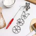 УЦЕНКА Форма для хвороста, d=7 см, 4 насадки - Фото 4