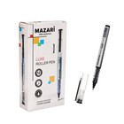Ручка-роллер Mazari LUXE, черная, 0.5 мм, картонная упаковка - фото 300919038