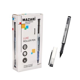 Ручка-роллер Mazari LUXE, черная, 0.5 мм, картонная упаковка