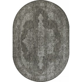 Ковёр овальный Merinos Kair, размер 80x150 см, цвет gray