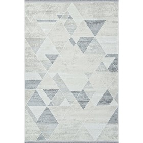 Ковёр прямоугольный Durkar Rubi, размер 100x200 см, цвет cream/grey