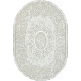 Ковёр овальный Valentis Sirocco, размер 80x150 см, цвет beige/white